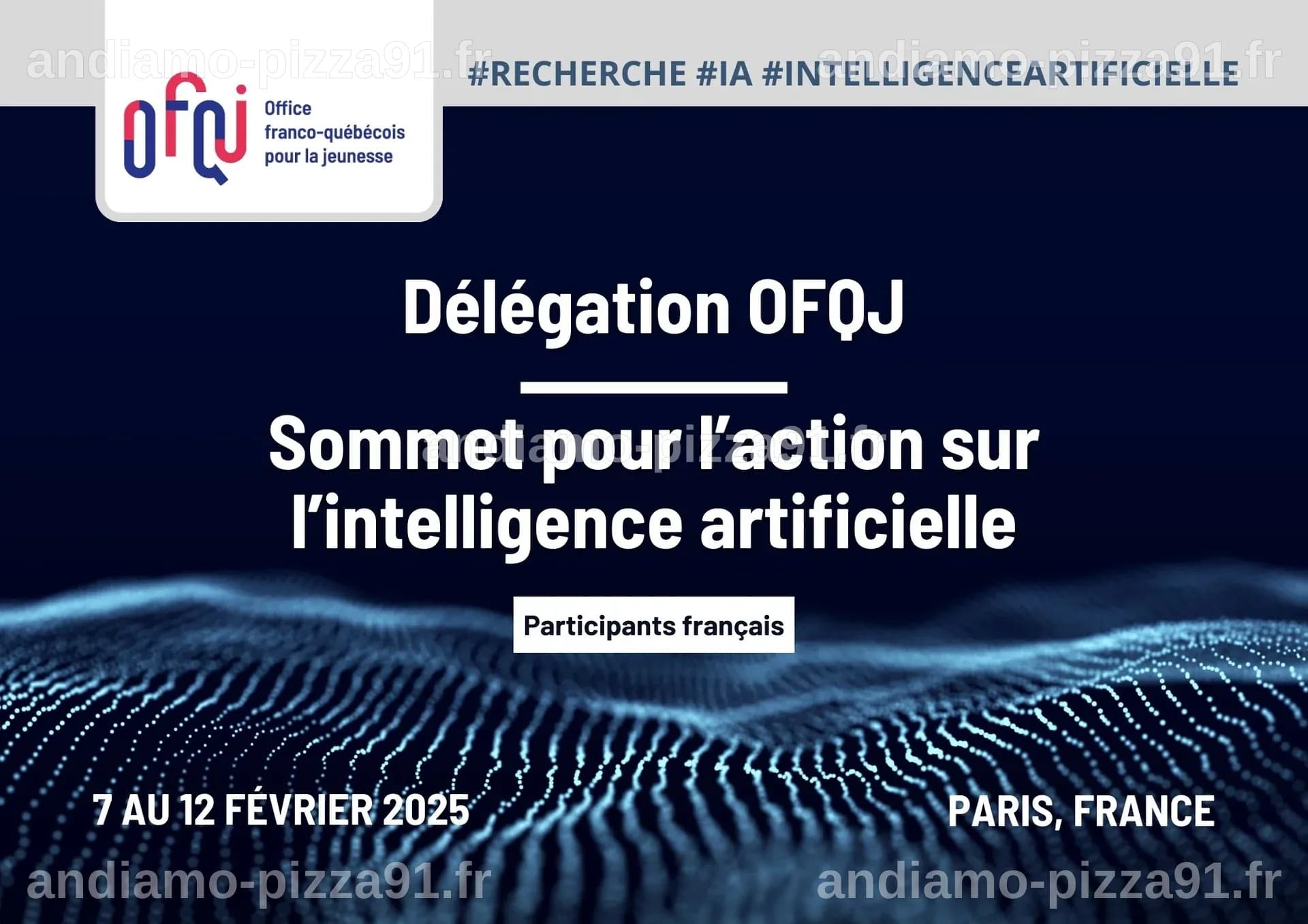 Sommet pour l'action sur l’intelligence artificielle 2025 - OFQJ France