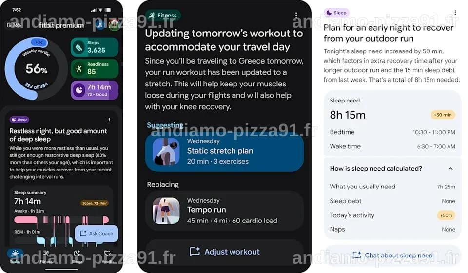 A closer look at Google’s AI health coach and the redesigned Fitbit app