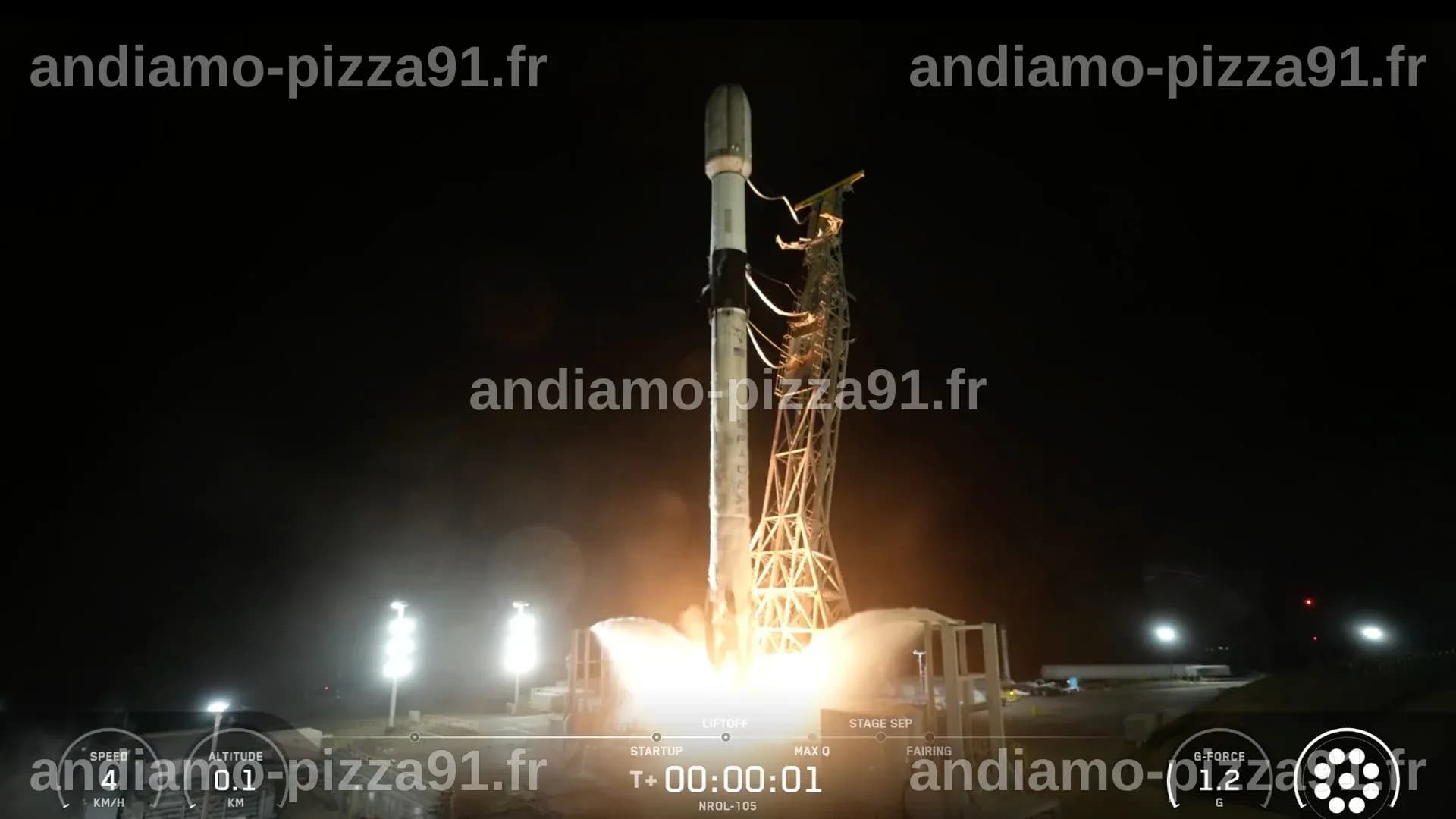 SpaceX met en orbite des satellites espions secrets pour les États-Unis depuis la Californie